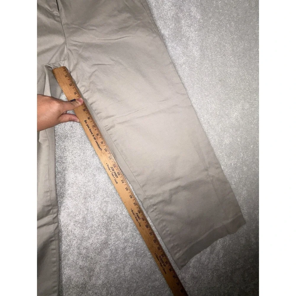 boden‎ cropped wode leg beige pants size 10p